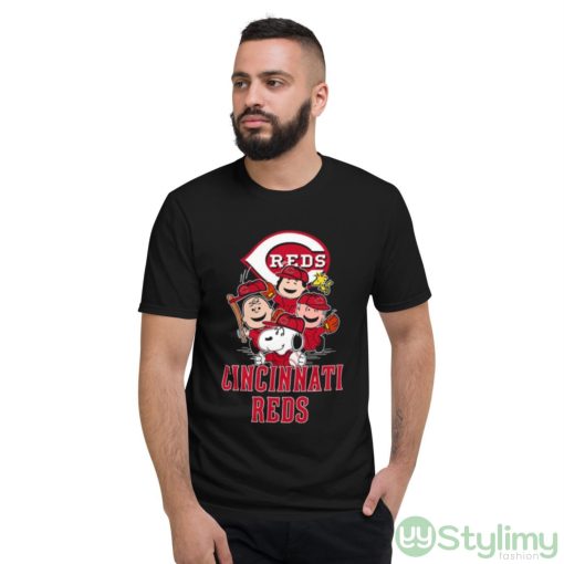 MLB Cincinnati Reds Snoopy Charlie Brown Woodstock The Peanuts Movie Baseball Shirt
