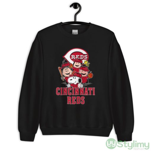MLB Cincinnati Reds Snoopy Charlie Brown Woodstock The Peanuts Movie Baseball Shirt