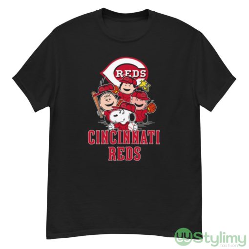 MLB Cincinnati Reds Snoopy Charlie Brown Woodstock The Peanuts Movie Baseball Shirt