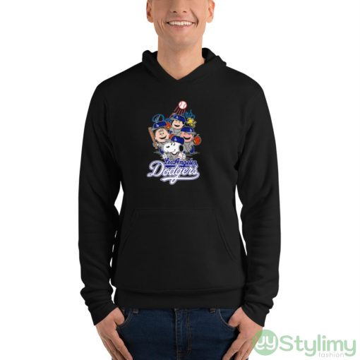 MLB Los Angeles Dodgers Snoopy Charlie Brown Woodstock The Peanuts Movie Baseball Shirt
