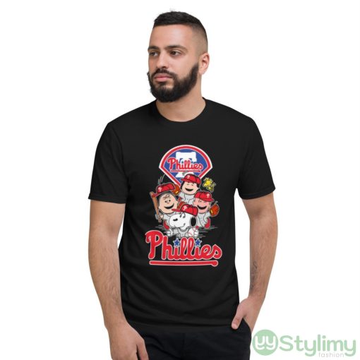 MLB Philadelphia Phillies Snoopy Charlie Brown Woodstock The Peanuts Movie Baseball Shirt