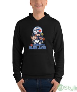 MLB Toronto Blue Jays Snoopy Charlie Brown Woodstock The Peanuts Movie Baseball Shirt - Unisex Fleece Pullover Hoodie