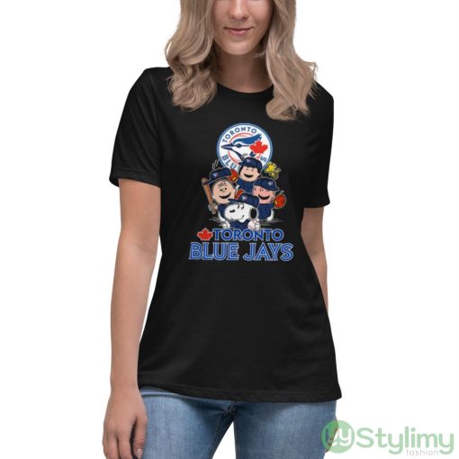 MLB Toronto Blue Jays Snoopy Charlie Brown Woodstock The Peanuts Movie Baseball Shirt