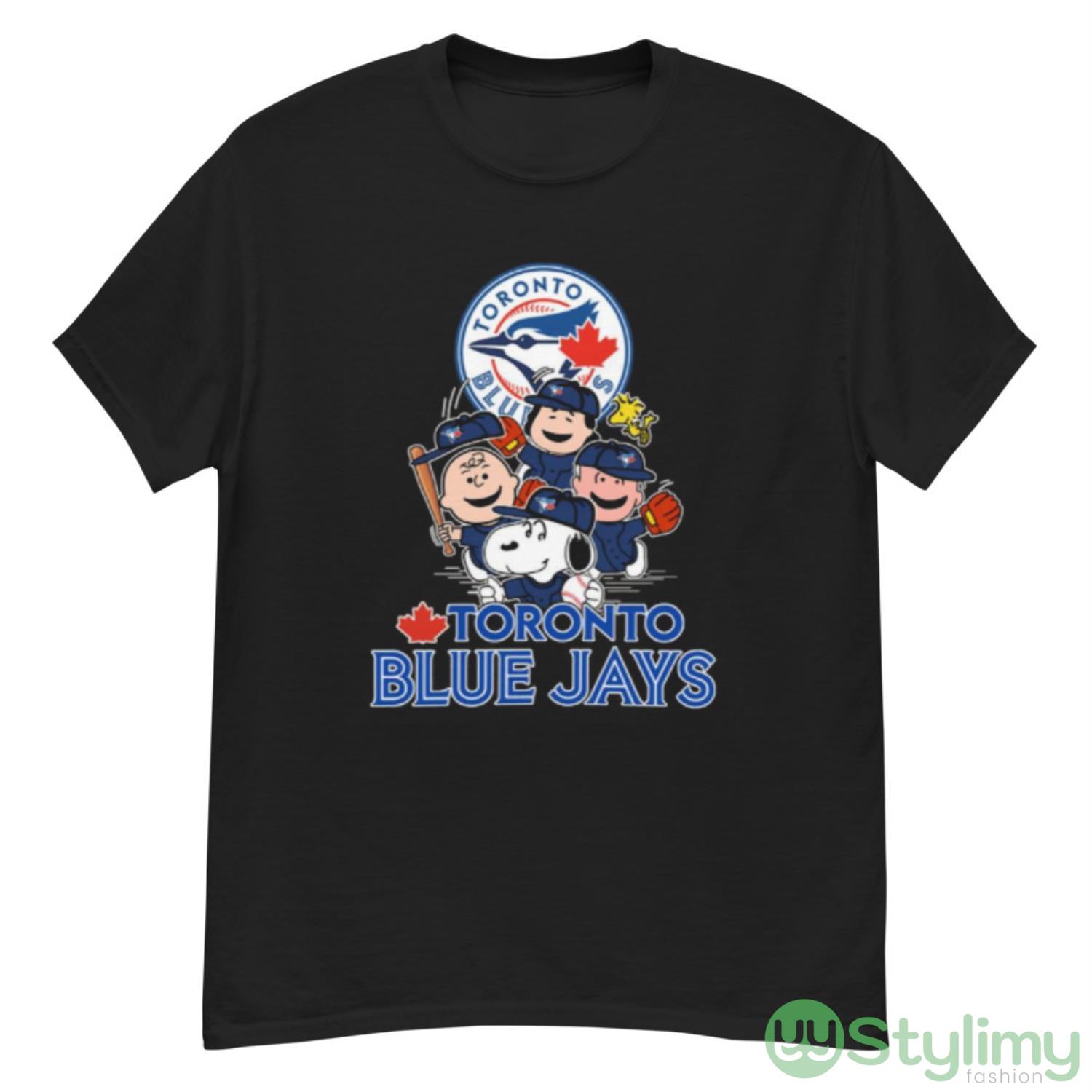 MLB Toronto Blue Jays Snoopy Charlie Brown Woodstock The Peanuts Movie Baseball Shirt 7 MLB Toronto Blue Jays Snoopy Charlie Brown Woodstock The Peanuts Movie Baseball Shirt - G500 Men’s Classic T-Shirt