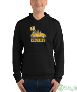 NBA Basketball Portland Trail Blazers Darth Vader Baby Yoda Driving Star Wars Shirt - Unisex Fleece Pullover Hoodie