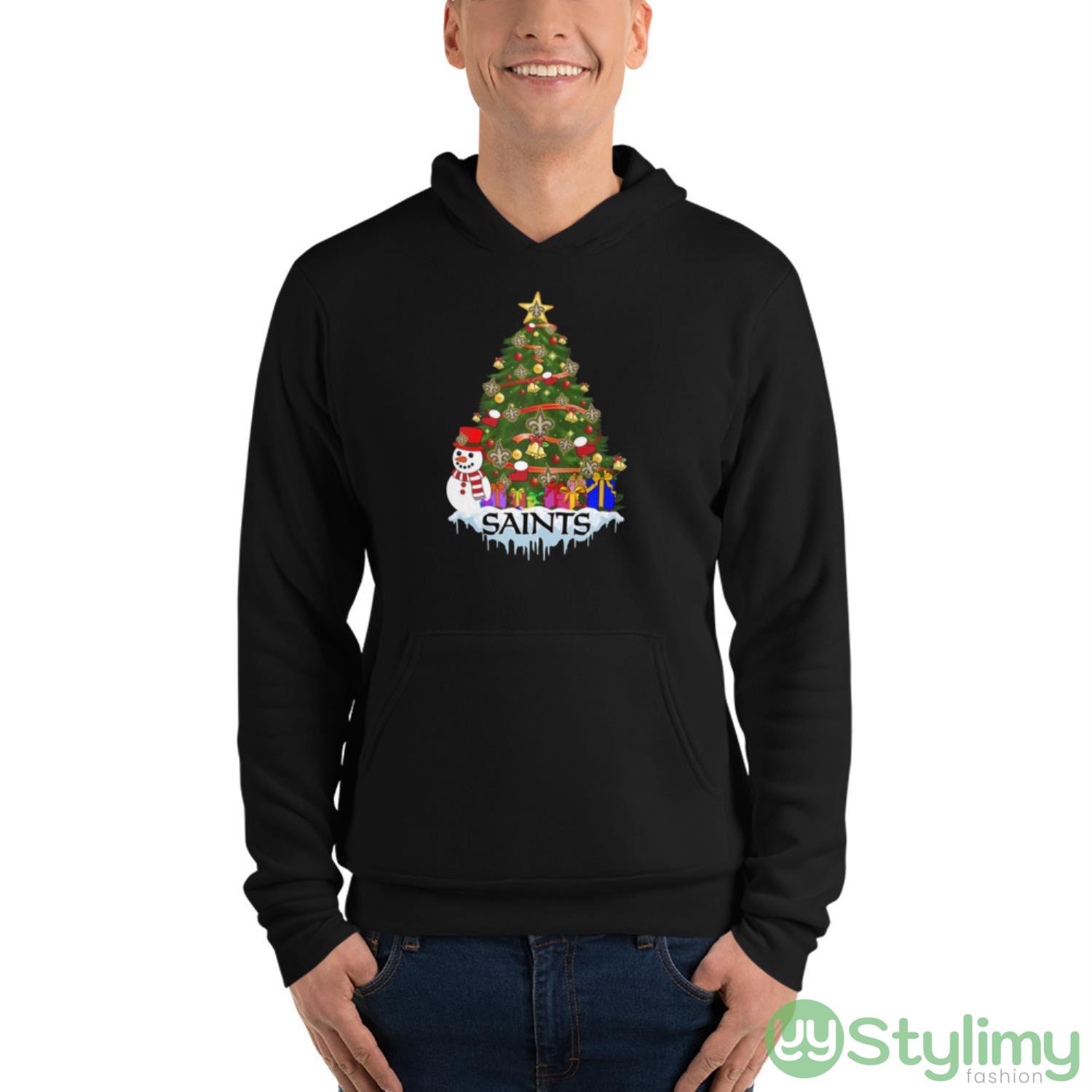 New Orleans Saints Merry Christmas Nfl Football Sports Shirt 10 New Orleans Saints Merry Christmas Nfl Football Sports Shirt - Unisex Fleece Pullover Hoodie