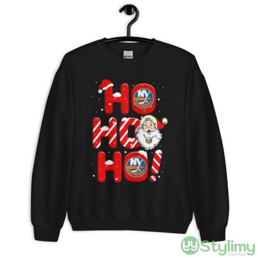 New York Islanders NHL Hockey Ho Ho Ho Santa Claus Merry Christmas Shirt - Unisex Crewneck Sweatshirt