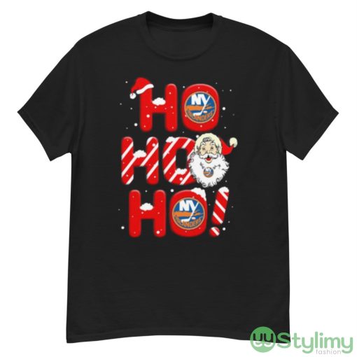 New York Islanders NHL Hockey Ho Ho Ho Santa Claus Merry Christmas Shirt - G500 Men’s Classic T-Shirt