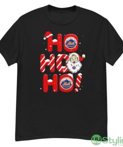 New York Mets MLB Baseball Ho Ho Ho Santa Claus Merry Christmas Shirt - G500 Men’s Classic T-Shirt