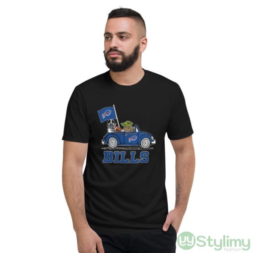 NFL Football Buffalo Bills Darth Vader Baby Yoda Driving Star Wars Shirt