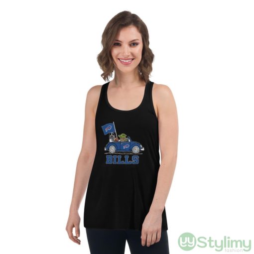 NFL Football Buffalo Bills Darth Vader Baby Yoda Driving Star Wars Shirt