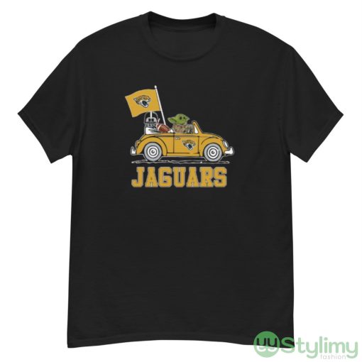 NFL Football Jacksonville Jaguars Darth Vader Baby Yoda Driving Star Wars Shirt