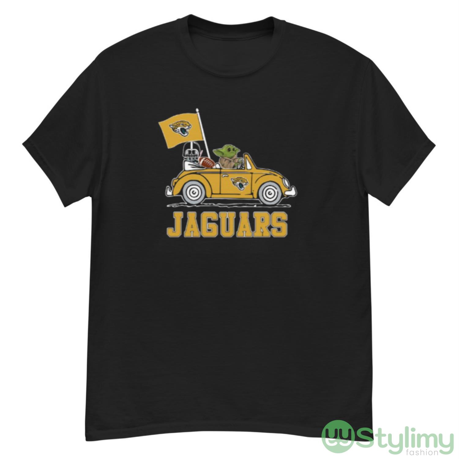 NFL Football Jacksonville Jaguars Darth Vader Baby Yoda Driving Star Wars Shirt 7 NFL Football Jacksonville Jaguars Darth Vader Baby Yoda Driving Star Wars Shirt - G500 Men’s Classic T-Shirt