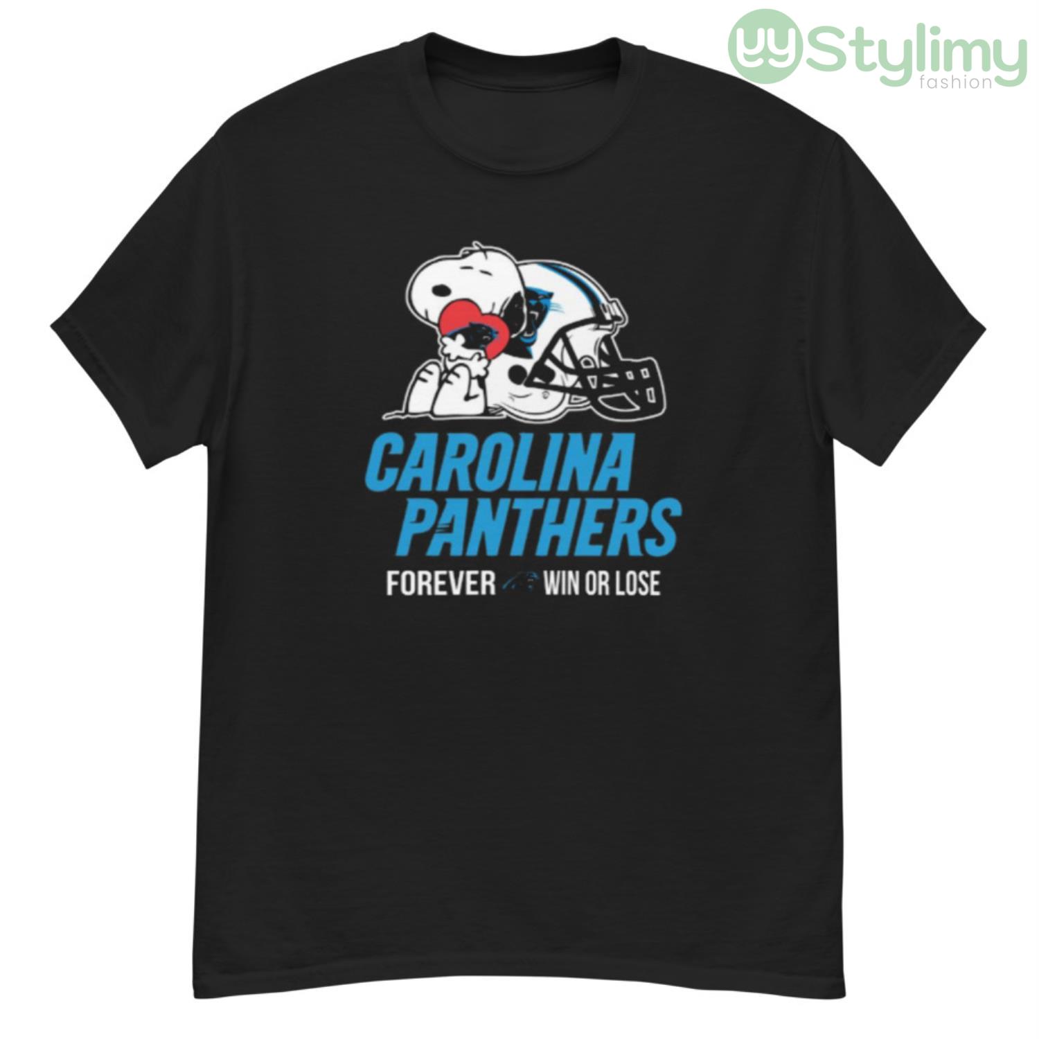 NFL The Peanuts Movie Snoopy Forever Win Or Lose Football Carolina Panthers Shirt 7 NFL The Peanuts Movie Snoopy Forever Win Or Lose Football Carolina Panthers Shirt - G500 Men’s Classic T-Shirt