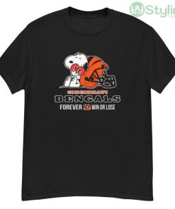 NFL The Peanuts Movie Snoopy Forever Win Or Lose Football Cincinnati Bengals Shirt - G500 Men’s Classic T-Shirt