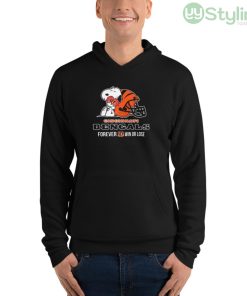 NFL The Peanuts Movie Snoopy Forever Win Or Lose Football Cincinnati Bengals Shirt - Unisex Fleece Pullover Hoodie