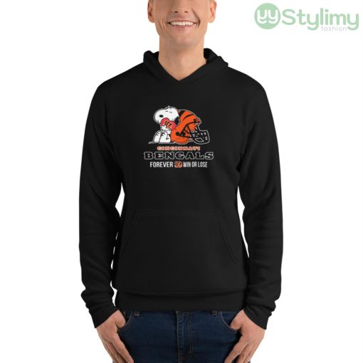 NFL The Peanuts Movie Snoopy Forever Win Or Lose Football Cincinnati Bengals Shirt