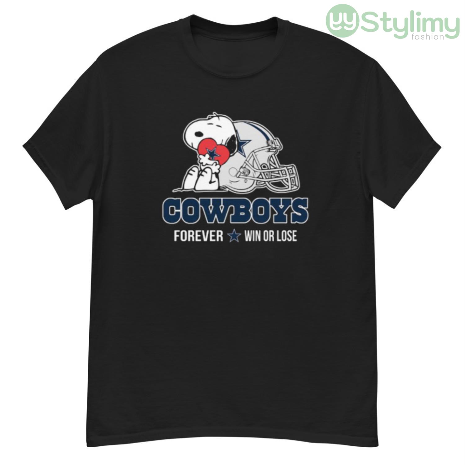 NFL The Peanuts Movie Snoopy Forever Win Or Lose Football Dallas Cowboys Shirt 7 NFL The Peanuts Movie Snoopy Forever Win Or Lose Football Dallas Cowboys Shirt - G500 Men’s Classic T-Shirt