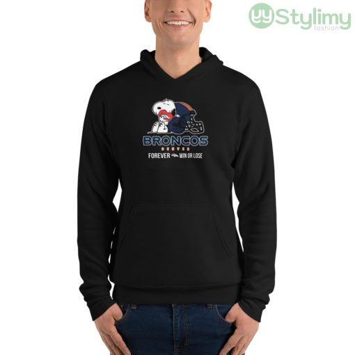 NFL The Peanuts Movie Snoopy Forever Win Or Lose Football Denver Broncos Shirt