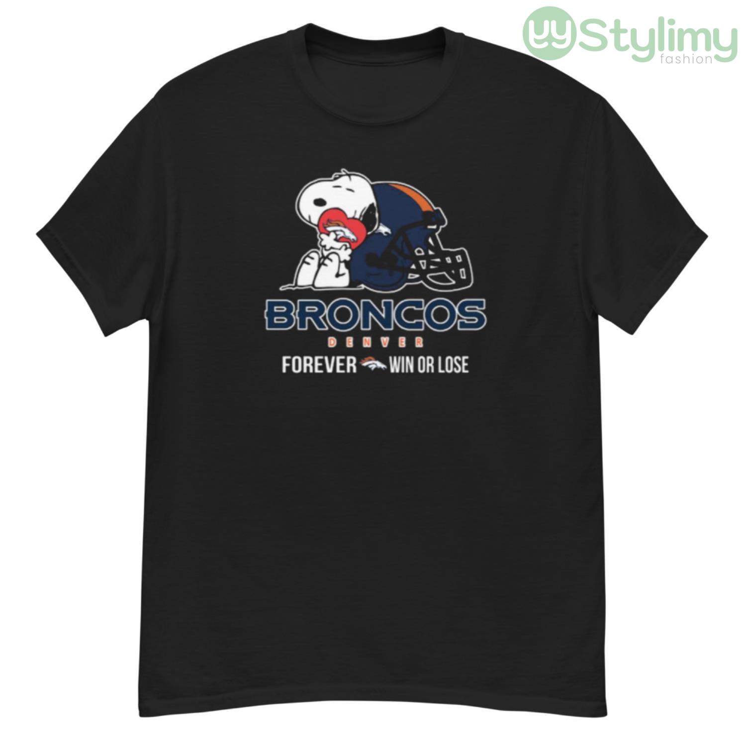 NFL The Peanuts Movie Snoopy Forever Win Or Lose Football Denver Broncos Shirt 7 NFL The Peanuts Movie Snoopy Forever Win Or Lose Football Denver Broncos Shirt - G500 Men’s Classic T-Shirt