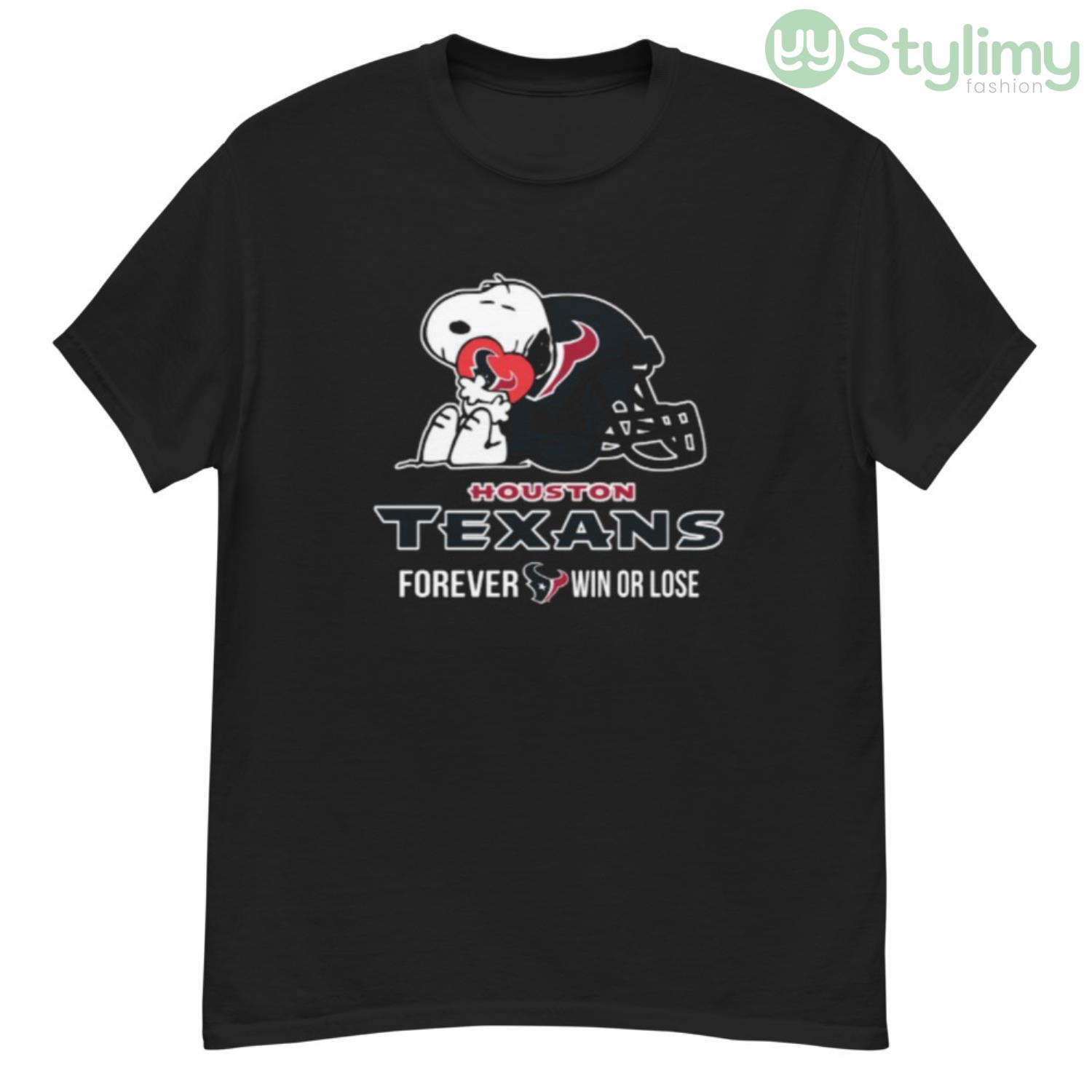 NFL The Peanuts Movie Snoopy Forever Win Or Lose Football Houston Texans Shirt 7 NFL The Peanuts Movie Snoopy Forever Win Or Lose Football Houston Texans Shirt - G500 Men’s Classic T-Shirt