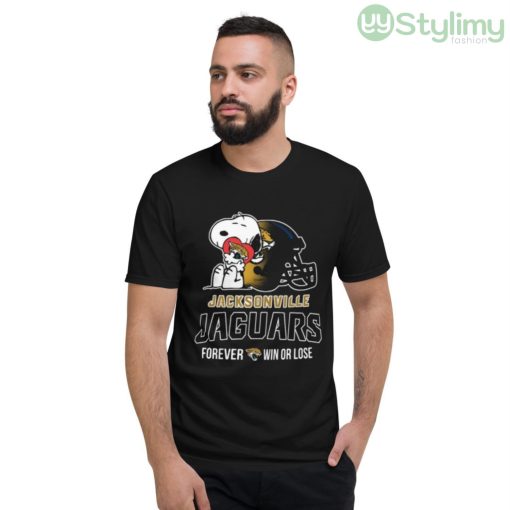 NFL The Peanuts Movie Snoopy Forever Win Or Lose Football Jacksonville Jaguars Shirt