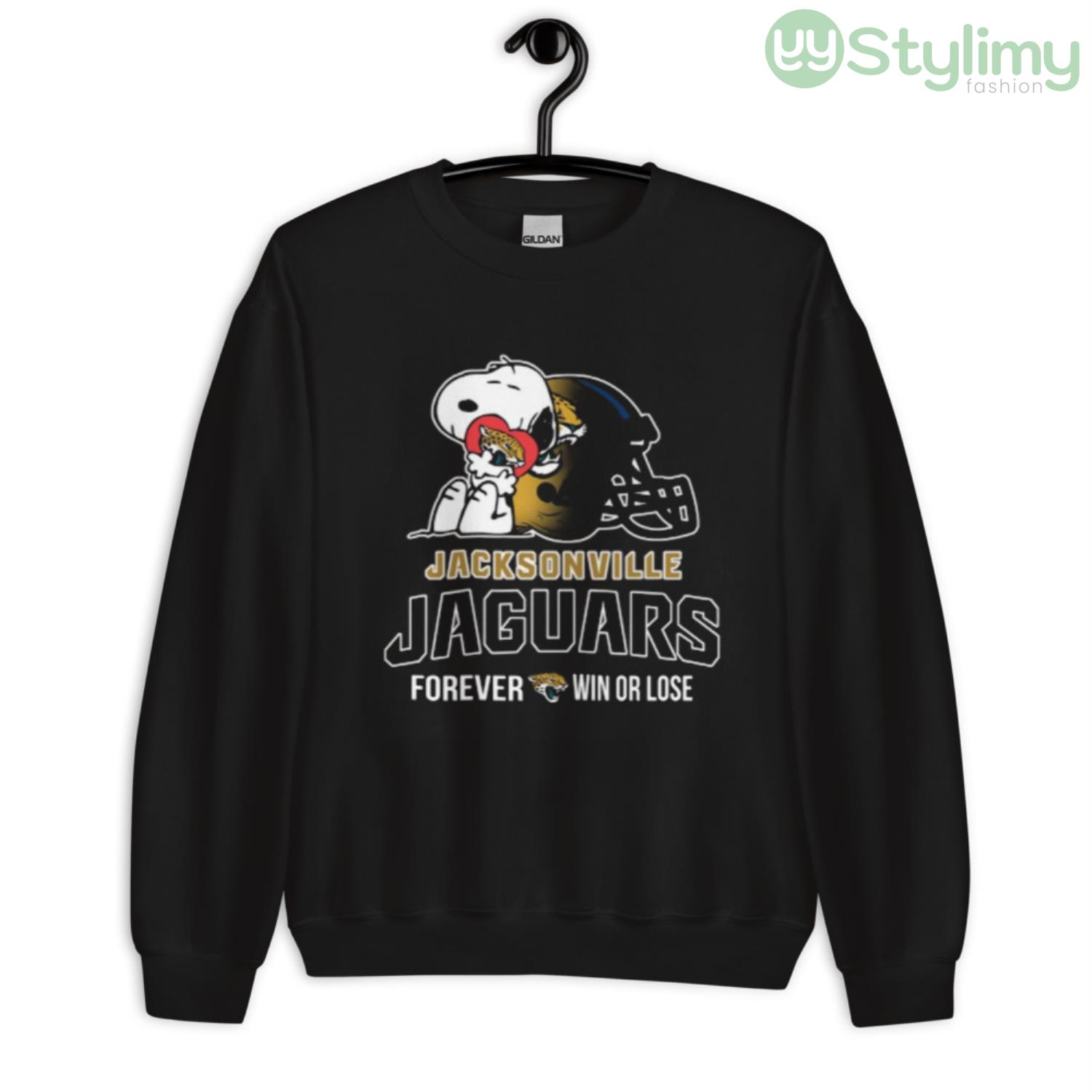 NFL The Peanuts Movie Snoopy Forever Win Or Lose Football Jacksonville Jaguars Shirt 8 NFL The Peanuts Movie Snoopy Forever Win Or Lose Football Jacksonville Jaguars Shirt - Unisex Crewneck Sweatshirt