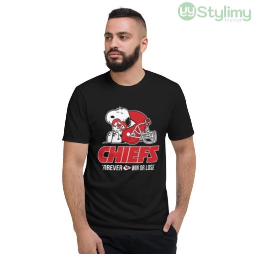 NFL The Peanuts Movie Snoopy Forever Win Or Lose Football Kansas City Chiefs Shirt