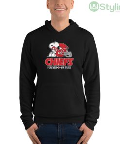 NFL The Peanuts Movie Snoopy Forever Win Or Lose Football Kansas City Chiefs Shirt - Unisex Fleece Pullover Hoodie