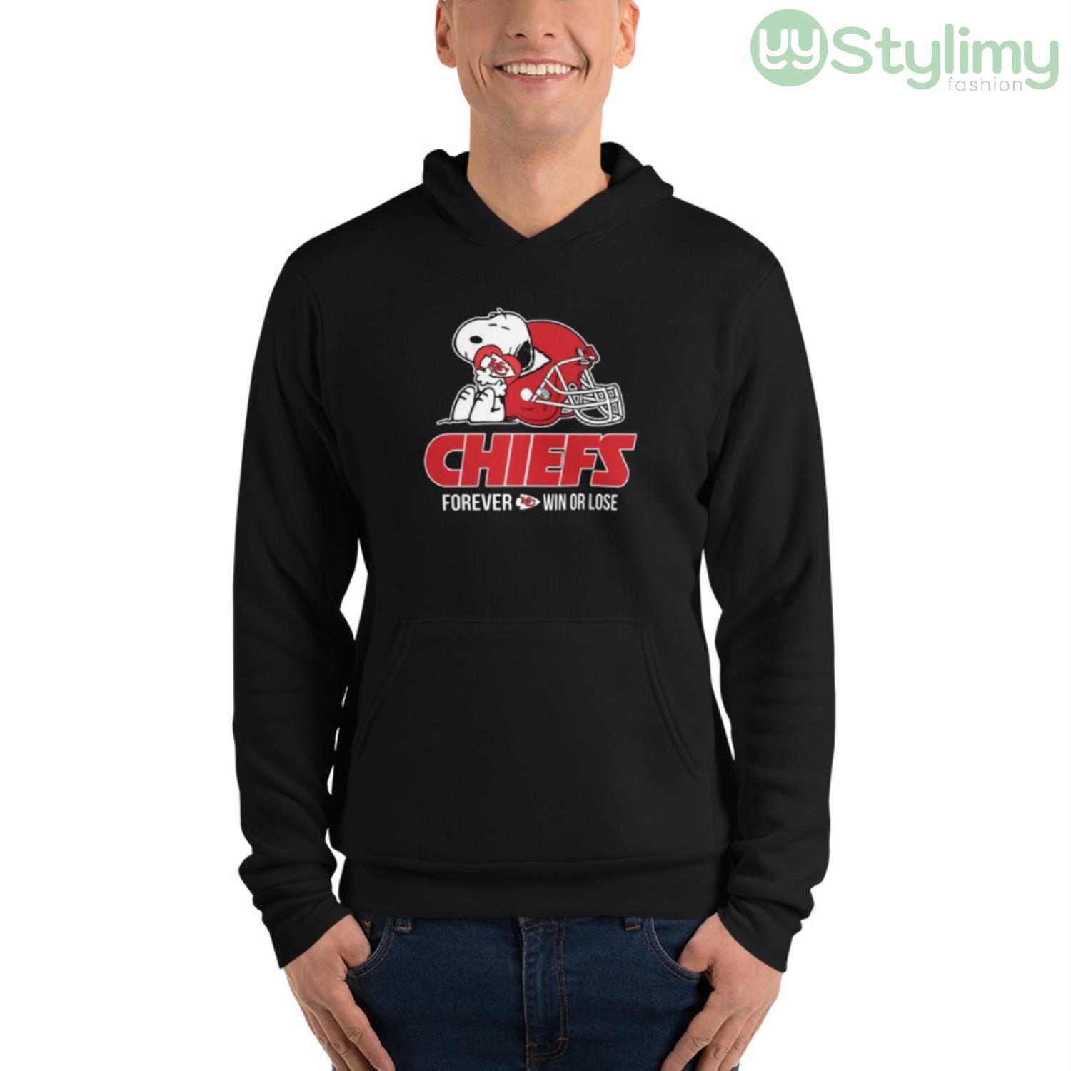 NFL The Peanuts Movie Snoopy Forever Win Or Lose Football Kansas City Chiefs Shirt 8 NFL The Peanuts Movie Snoopy Forever Win Or Lose Football Kansas City Chiefs Shirt - Unisex Fleece Pullover Hoodie