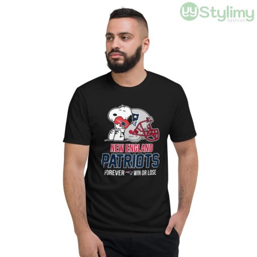 NFL The Peanuts Movie Snoopy Forever Win Or Lose Football New England Patriots Shirt