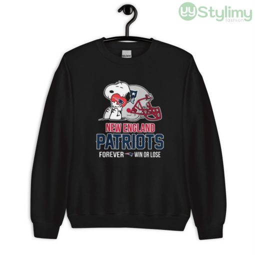 NFL The Peanuts Movie Snoopy Forever Win Or Lose Football New England Patriots Shirt