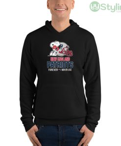 NFL The Peanuts Movie Snoopy Forever Win Or Lose Football New England Patriots Shirt - Unisex Fleece Pullover Hoodie