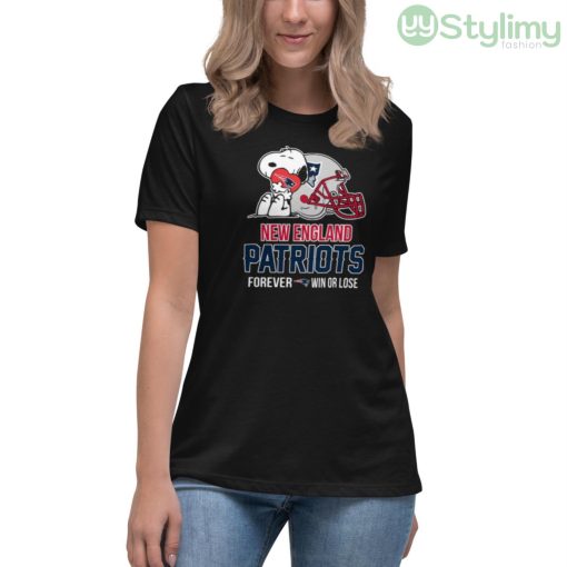 NFL The Peanuts Movie Snoopy Forever Win Or Lose Football New England Patriots Shirt