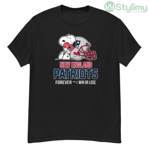 NFL The Peanuts Movie Snoopy Forever Win Or Lose Football New England Patriots Shirt