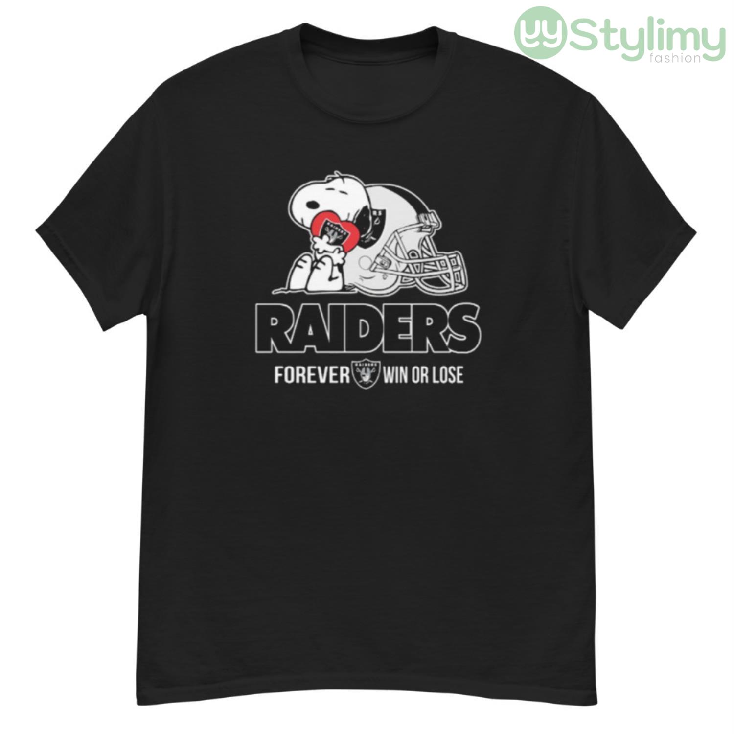 NFL The Peanuts Movie Snoopy Forever Win Or Lose Football Oakland Raiders Shirt 7 NFL The Peanuts Movie Snoopy Forever Win Or Lose Football Oakland Raiders Shirt - G500 Men’s Classic T-Shirt