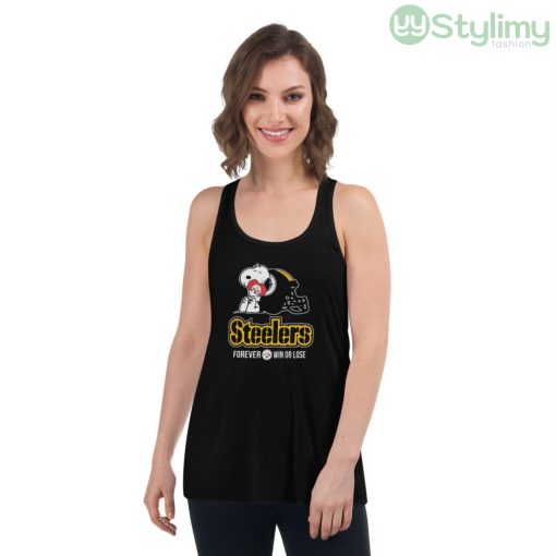 NFL The Peanuts Movie Snoopy Forever Win Or Lose Football Pittsburgh Steelers Shirt