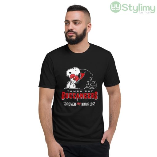 NFL The Peanuts Movie Snoopy Forever Win Or Lose Football Tampa Bay Buccaneers Shirt