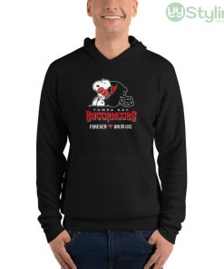 NFL The Peanuts Movie Snoopy Forever Win Or Lose Football Tampa Bay Buccaneers Shirt - Unisex Fleece Pullover Hoodie