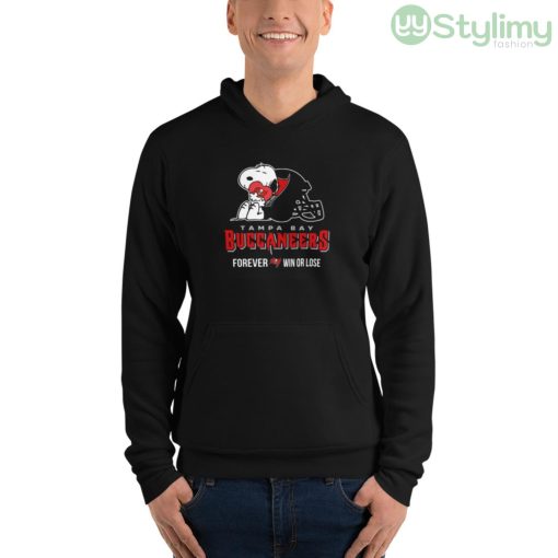 NFL The Peanuts Movie Snoopy Forever Win Or Lose Football Tampa Bay Buccaneers Shirt