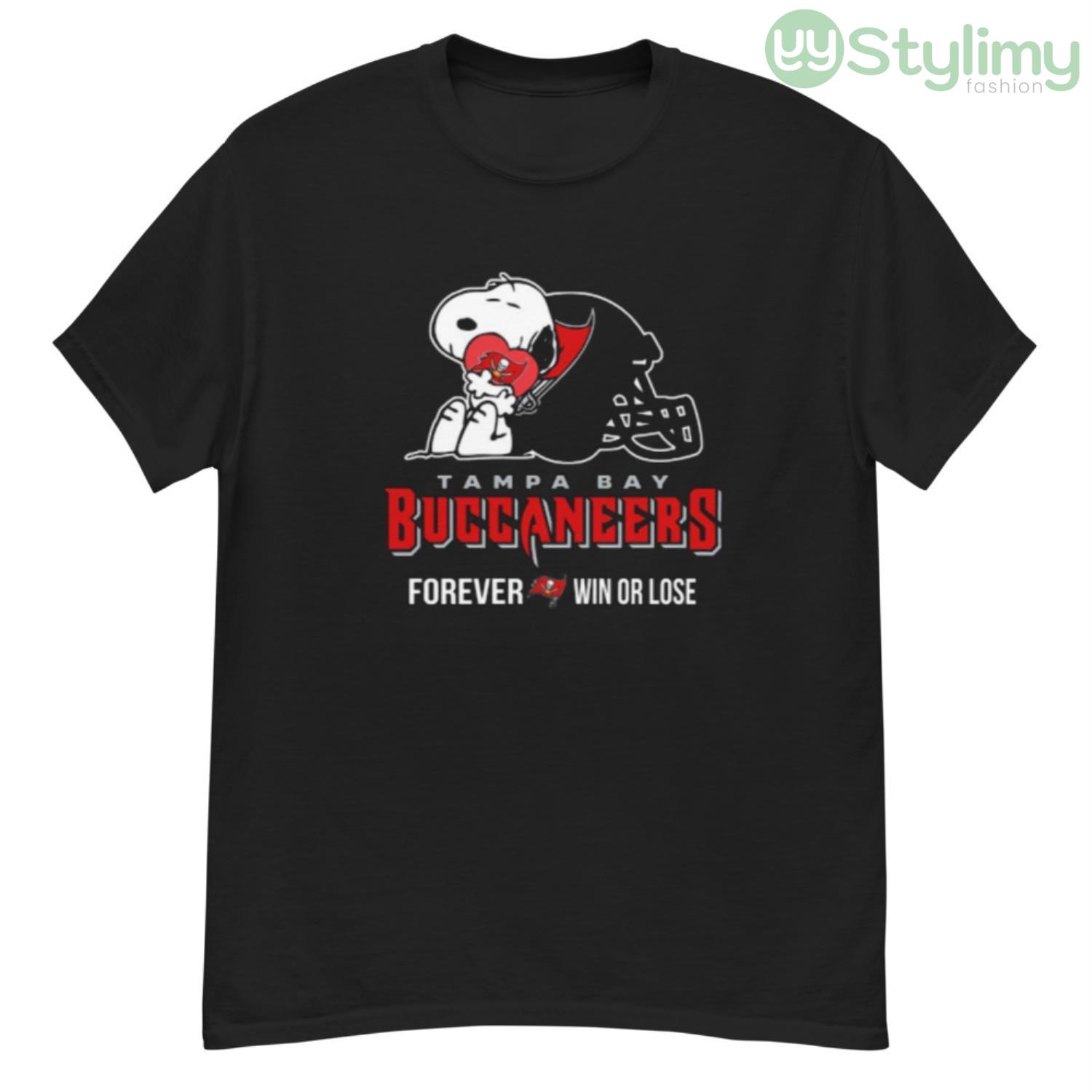 NFL The Peanuts Movie Snoopy Forever Win Or Lose Football Tampa Bay Buccaneers Shirt 7 NFL The Peanuts Movie Snoopy Forever Win Or Lose Football Tampa Bay Buccaneers Shirt - G500 Men’s Classic T-Shirt