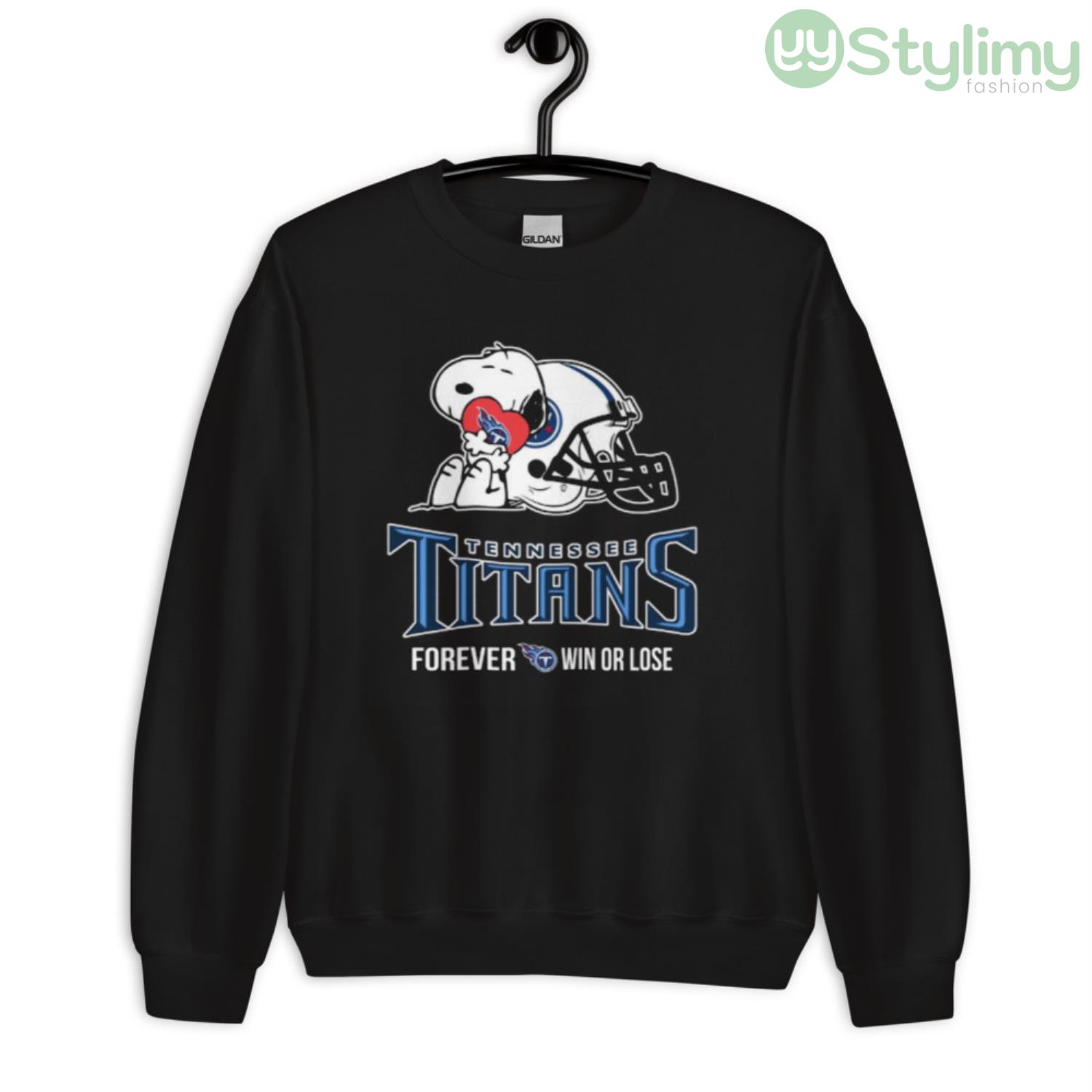 NFL The Peanuts Movie Snoopy Forever Win Or Lose Football Tennessee Titans Shirt 8 NFL The Peanuts Movie Snoopy Forever Win Or Lose Football Tennessee Titans Shirt - Unisex Crewneck Sweatshirt