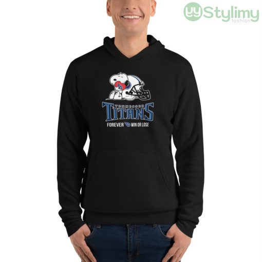 NFL The Peanuts Movie Snoopy Forever Win Or Lose Football Tennessee Titans Shirt