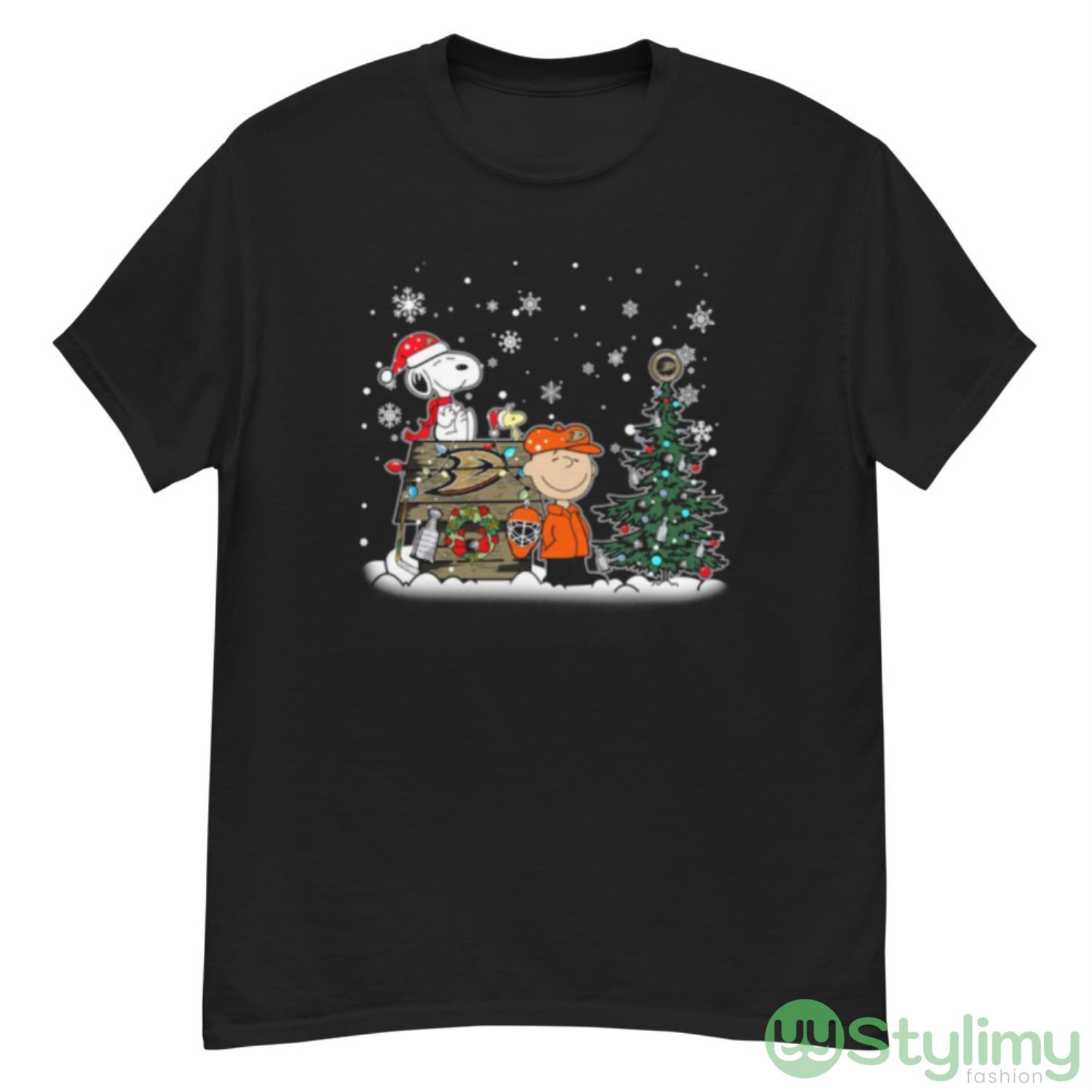 NHL Anaheim Ducks Snoopy Charlie Brown Woodstock Christmas Stanley Cup Hockey Shirt 7 NHL Anaheim Ducks Snoopy Charlie Brown Woodstock Christmas Stanley Cup Hockey Shirt - G500 Men’s Classic T-Shirt