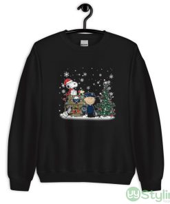 NHL Buffalo Sabres Snoopy Charlie Brown Woodstock Christmas Stanley Cup Hockey Shirt - Unisex Crewneck Sweatshirt