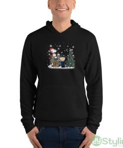 NHL Buffalo Sabres Snoopy Charlie Brown Woodstock Christmas Stanley Cup Hockey Shirt - Unisex Fleece Pullover Hoodie