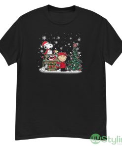 NHL Carolina Hurricanes Snoopy Charlie Brown Woodstock Christmas Stanley Cup Hockey Shirt - G500 Men’s Classic T-Shirt