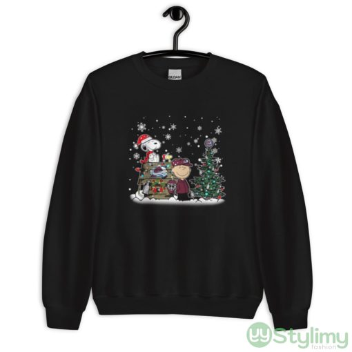 NHL Colorado Avalanche Snoopy Charlie Brown Woodstock Christmas Stanley Cup Hockey Shirt