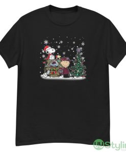 NHL Colorado Avalanche Snoopy Charlie Brown Woodstock Christmas Stanley Cup Hockey Shirt - G500 Men’s Classic T-Shirt