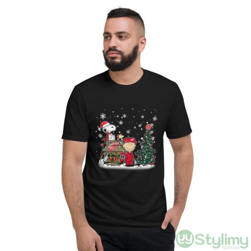 NHL Detroit Red Wings Snoopy Charlie Brown Woodstock Christmas Stanley Cup Hockey Shirt